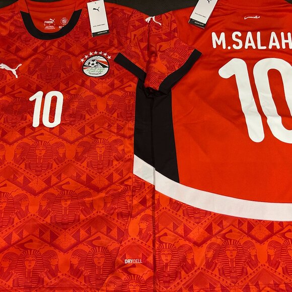 EGYPT National Team MOHAMED SALAH Men's JERSEY Sz M,L,XL,2XL NWT  by Puma - Picture 1 of 7
